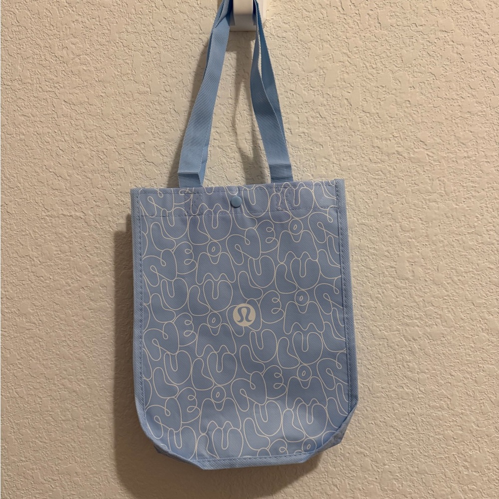 lululemon athletica Light Blue Patterned Tote